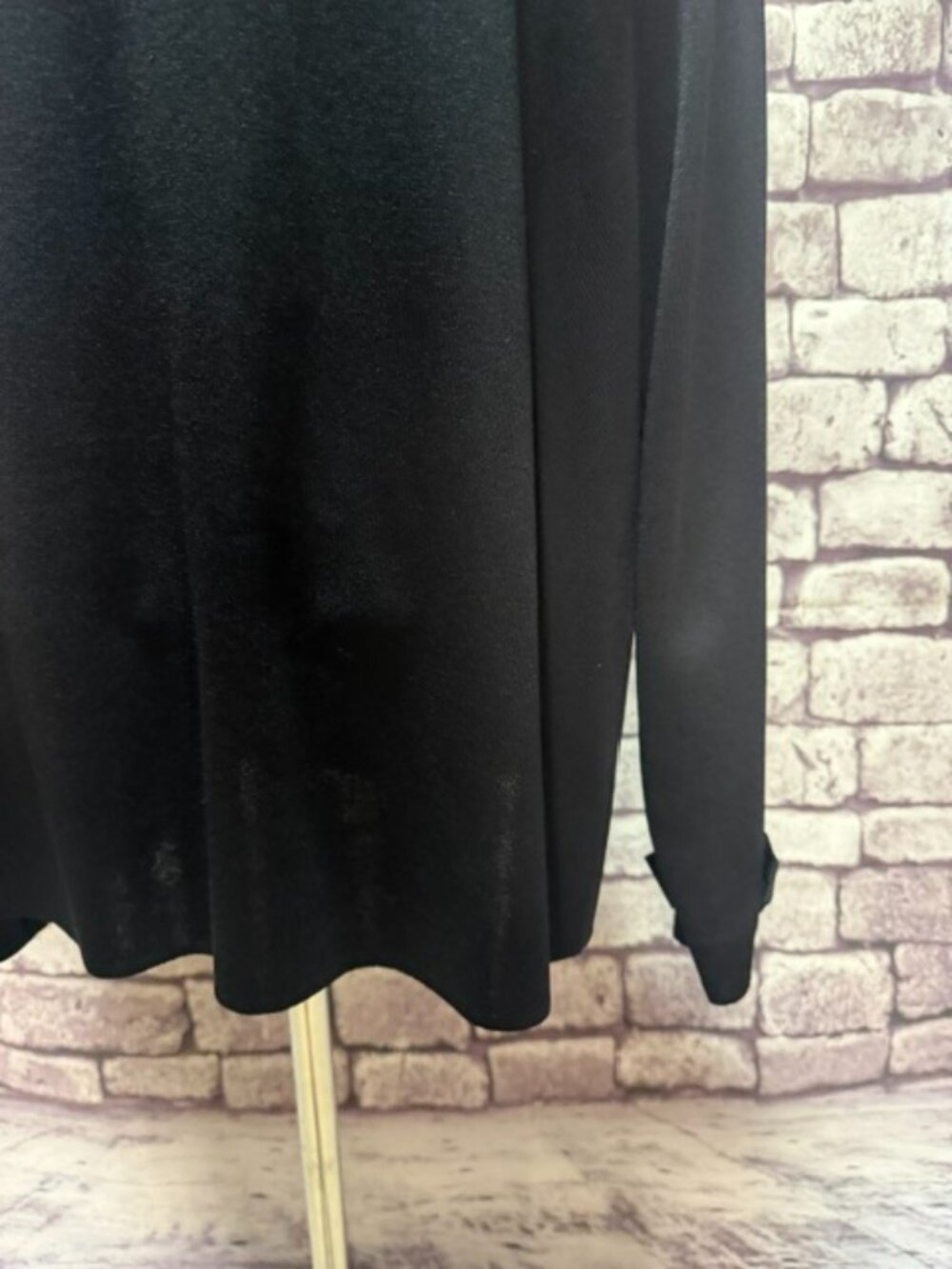 Misook Black Double Breasted Long Sleeve Jacket Size 2X - Picture 6 of 8